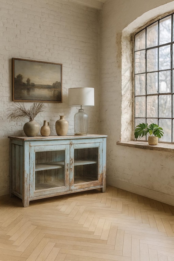 Cabinet display cabinet chest of drawers sideboard display cabinet furniture glass display cabinet shelf cabinet antique finish