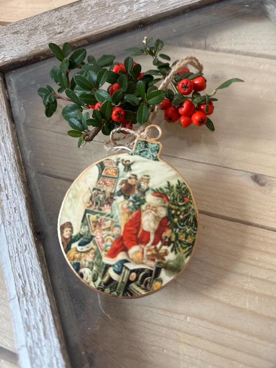 Metal pendant Christmas Christmas decoration pendant vintage decoration