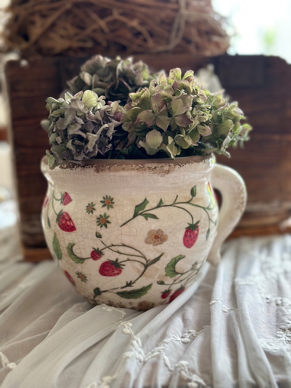 ceramic pot planter plant pot vintage