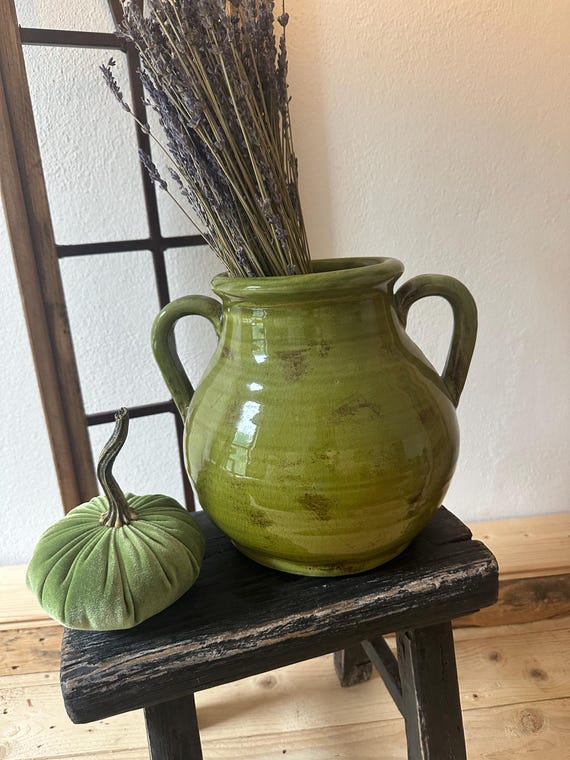 Clay pot planter jug ceramic ceramic pot clay jug vase decoration vintage Swedish