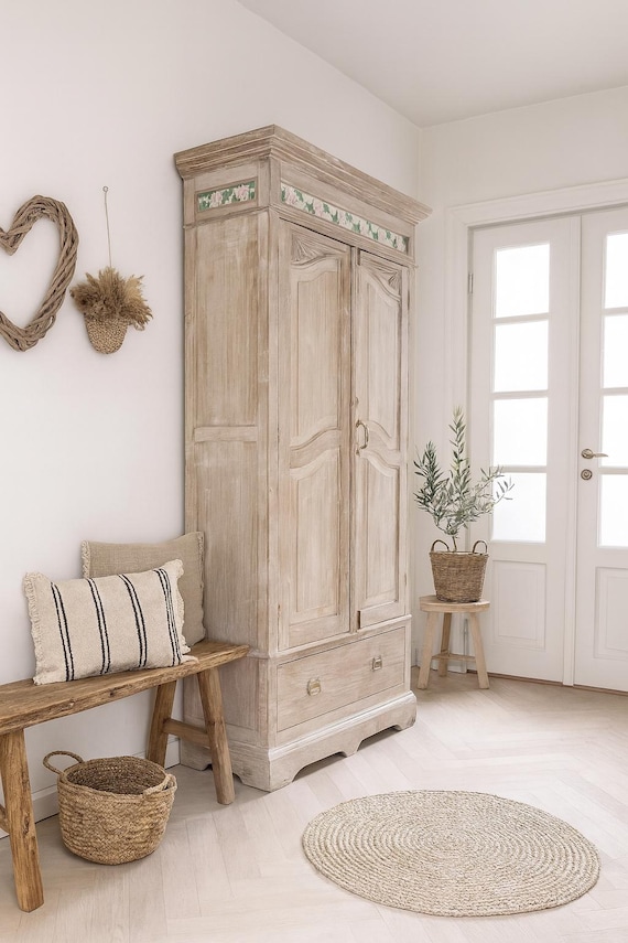 Storage cupboard cupboard linen cupboard crockery cupboard display cabinet furniture chest of drawers cupboard withe washed antique finish