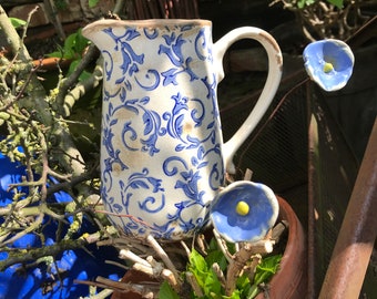 Ceramic jug jug ceramic vintage