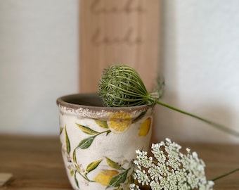 Jug ceramic pot planter plant pot decoration vintage