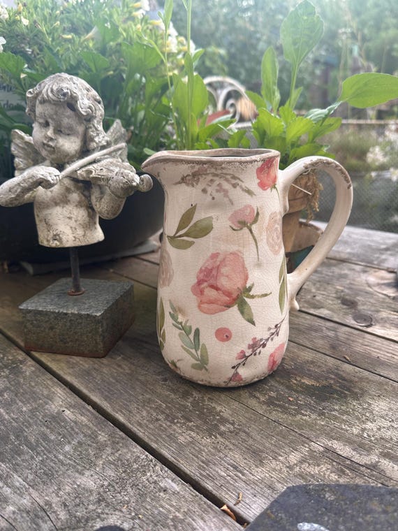 Ceramic Jug Pitcher Ceramic Vintage Vase