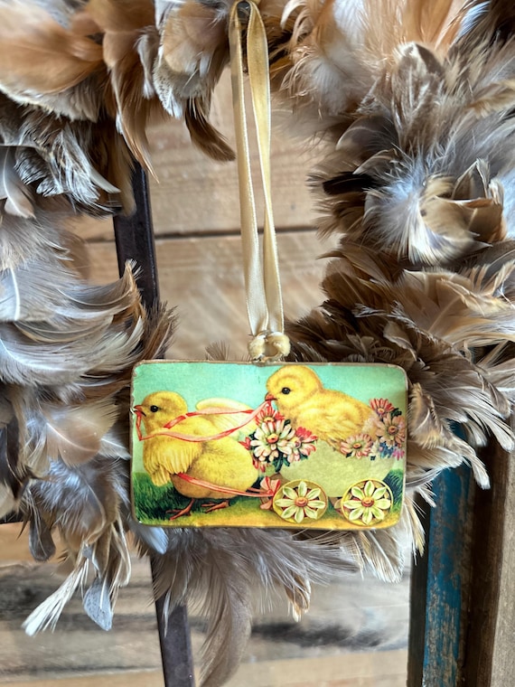 Metal pendant Easter Easter decoration pendant vintage decoration