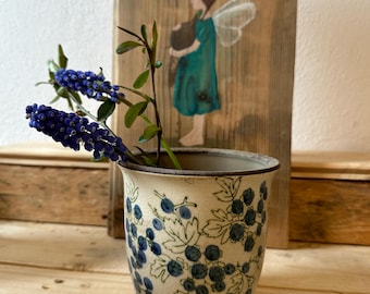 Maceta de cerámica jardinera vintage de cerámica jardinera