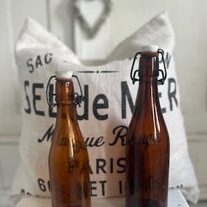 Old antique glass bottles lemonade bottle decoration vintage