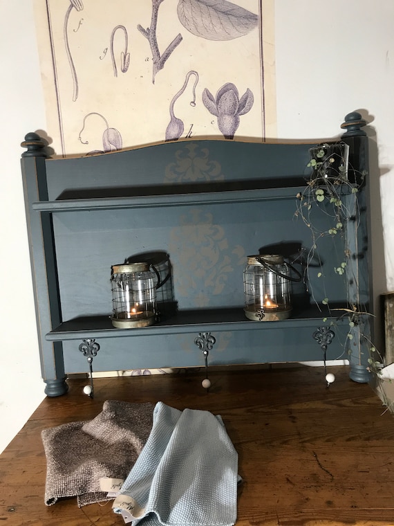 Old Antique Shelf Kitchen Rack Vintage Shabby
