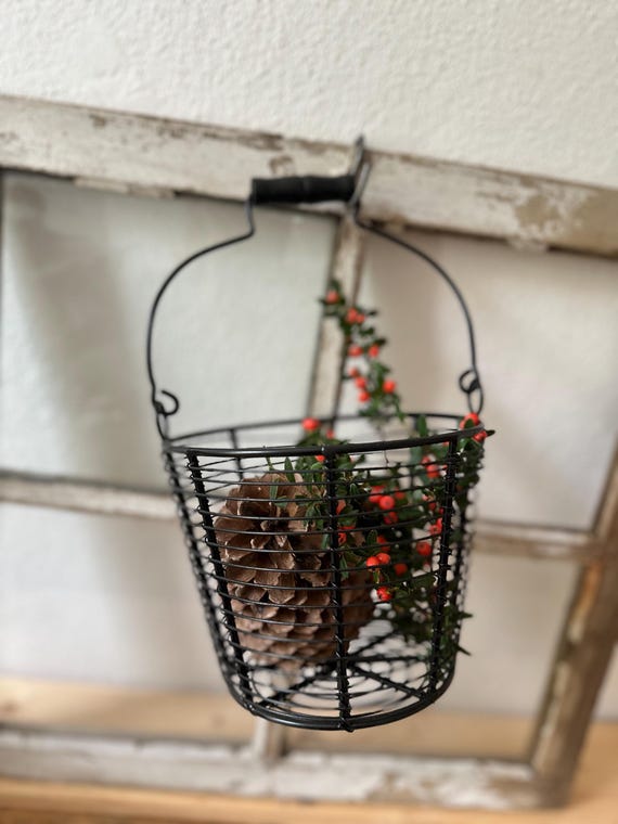 Metal basket potato basket storage decorative basket