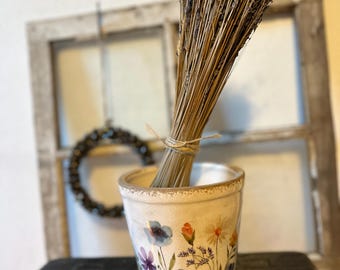 Ceramic pot, planter, plant pot, vintage decoration