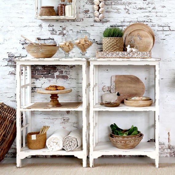 Table, shelf, side table, shelving table, furniture, chest of drawers, cabinet, antique finish