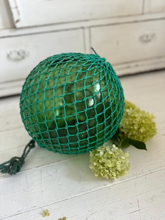 Old antique glass ball glass buoys decoration vintage shabby