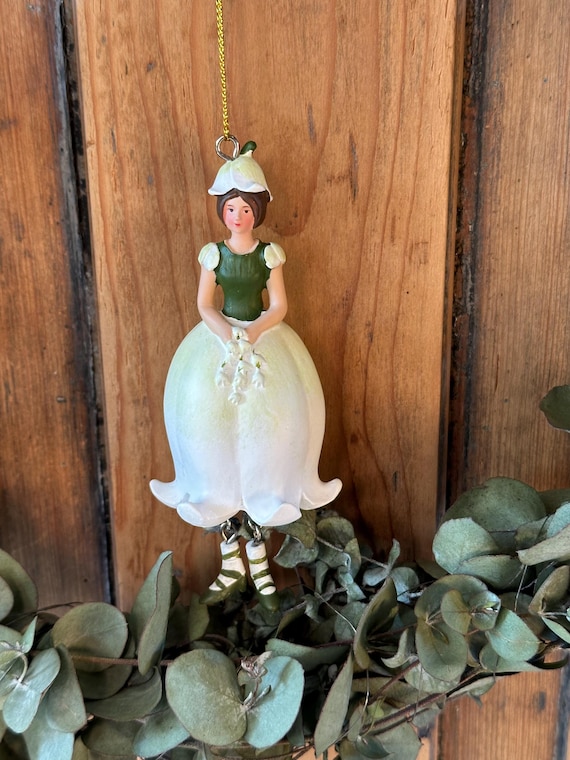 Flower girl pendant, decorative pendant, vintage decor