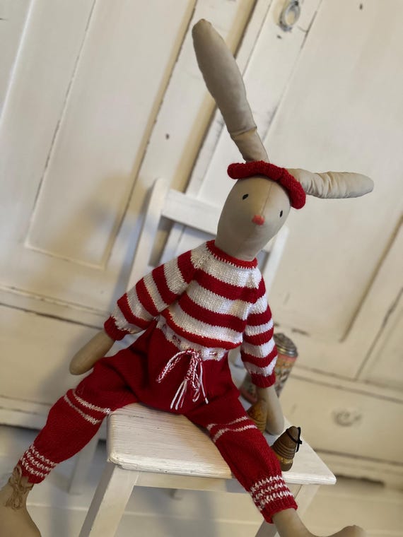 Rabbit according to Tilda style doll handmade toy doll handmade doll Tilda rabbit