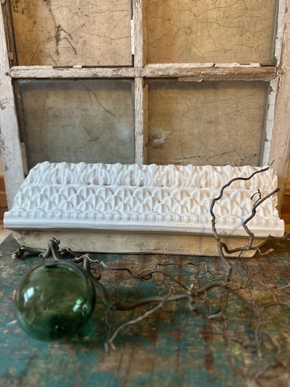 Old antique stove crown, shabby chic, vintage