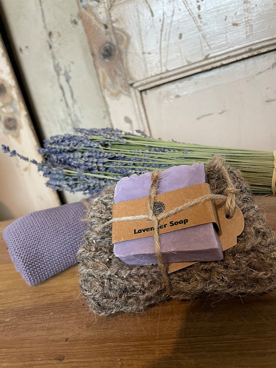 Soap natural soap goat hair glove gift