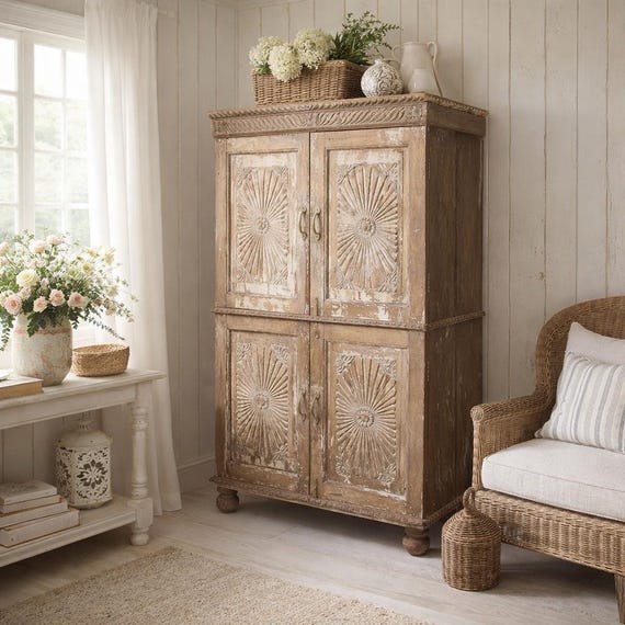 Cabinet, display case, chest of drawers, sideboard, wooden cabinet, furniture, pantry, shelving unit, antique finish