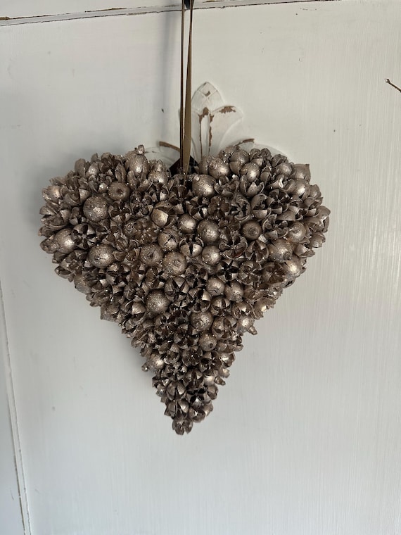 Pendant decorative pendant heart pendant antique finish hearts decoration vintage