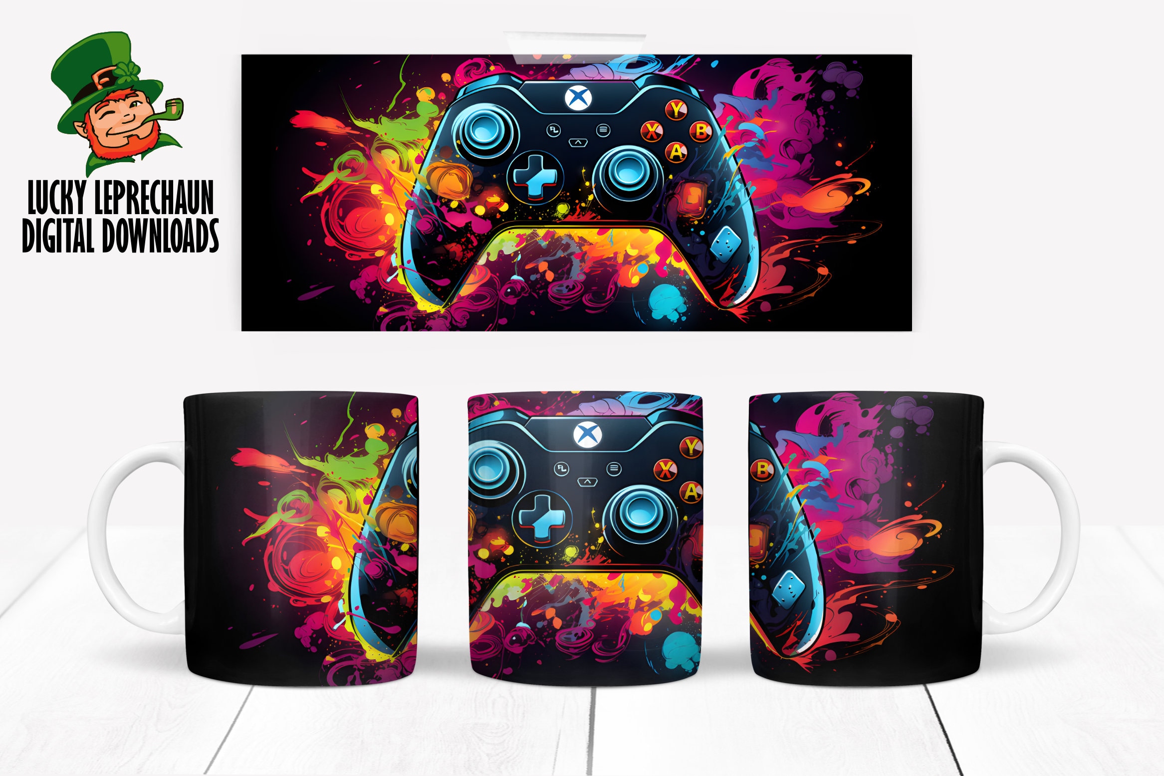 Xbox, Gaming, Mug Sublimation Template Sublimation Designs 11oz Mug