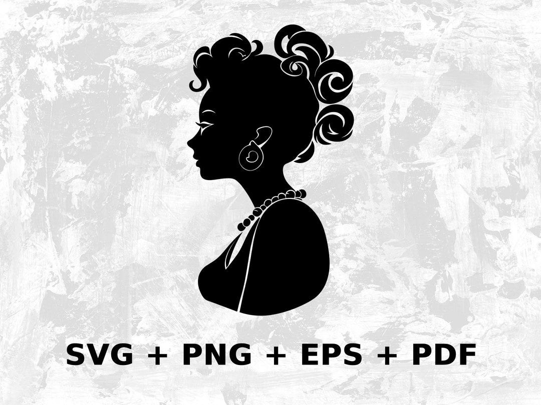 Vintage Women SVG PNG Eps Commercial Use Clipart Vector Etsy