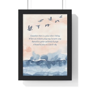 Poems| Printable Poem| Poetry| Poem About Belonging| Instant Download Wallart| Watercolour Art| Poem Print| Love Poem | Poem Loneliness