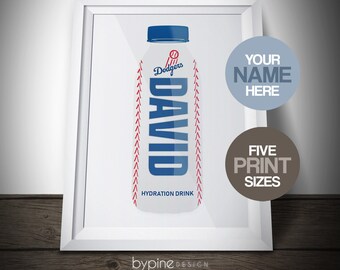 White & Blue LA Dodgers PRIME Hydration Bundle - Etsy