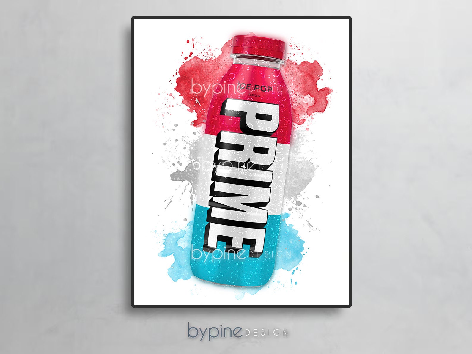 Prime Water Bottle - Ice Pop Design (1 Bottle) by PRIME at the