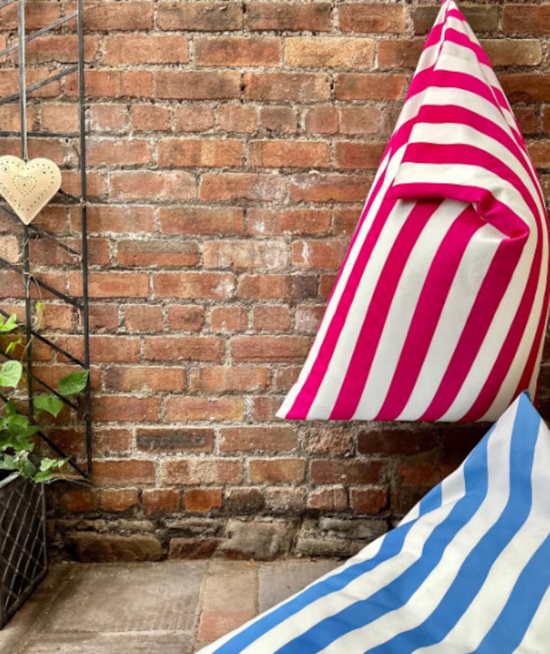 Candy Stripe Bean Bag Chair Etsy