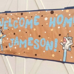 Hand Painted Custom Party Banner