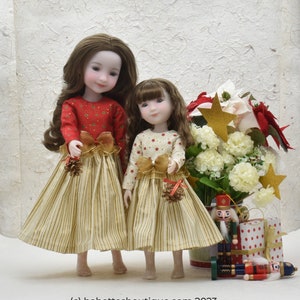 Rubinroter Fashion Friends Weihnachtskleid