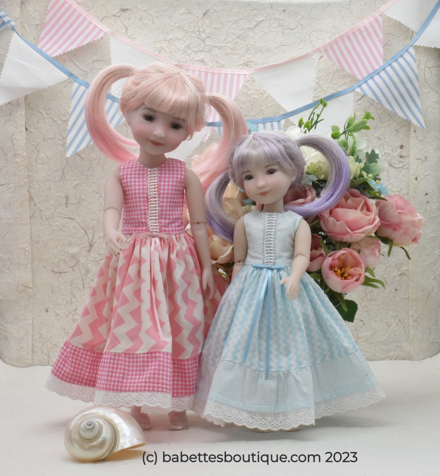 Ruby Red Fashion Friends Summer Pink and Blue Dresses