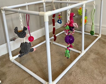 Deluxe small dog/puppy pet toy activity gym (110cmx56cm) custom made