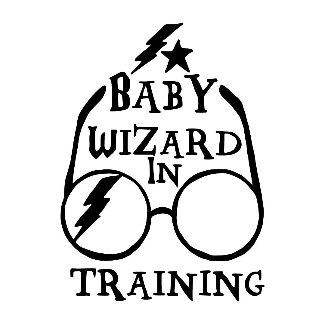 Baby Wizard in Training Svg and Png Etsy