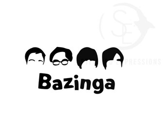 Big Bang Theory Inspired Printable Images/waterslide Images/png/jpg/svg - Etsy