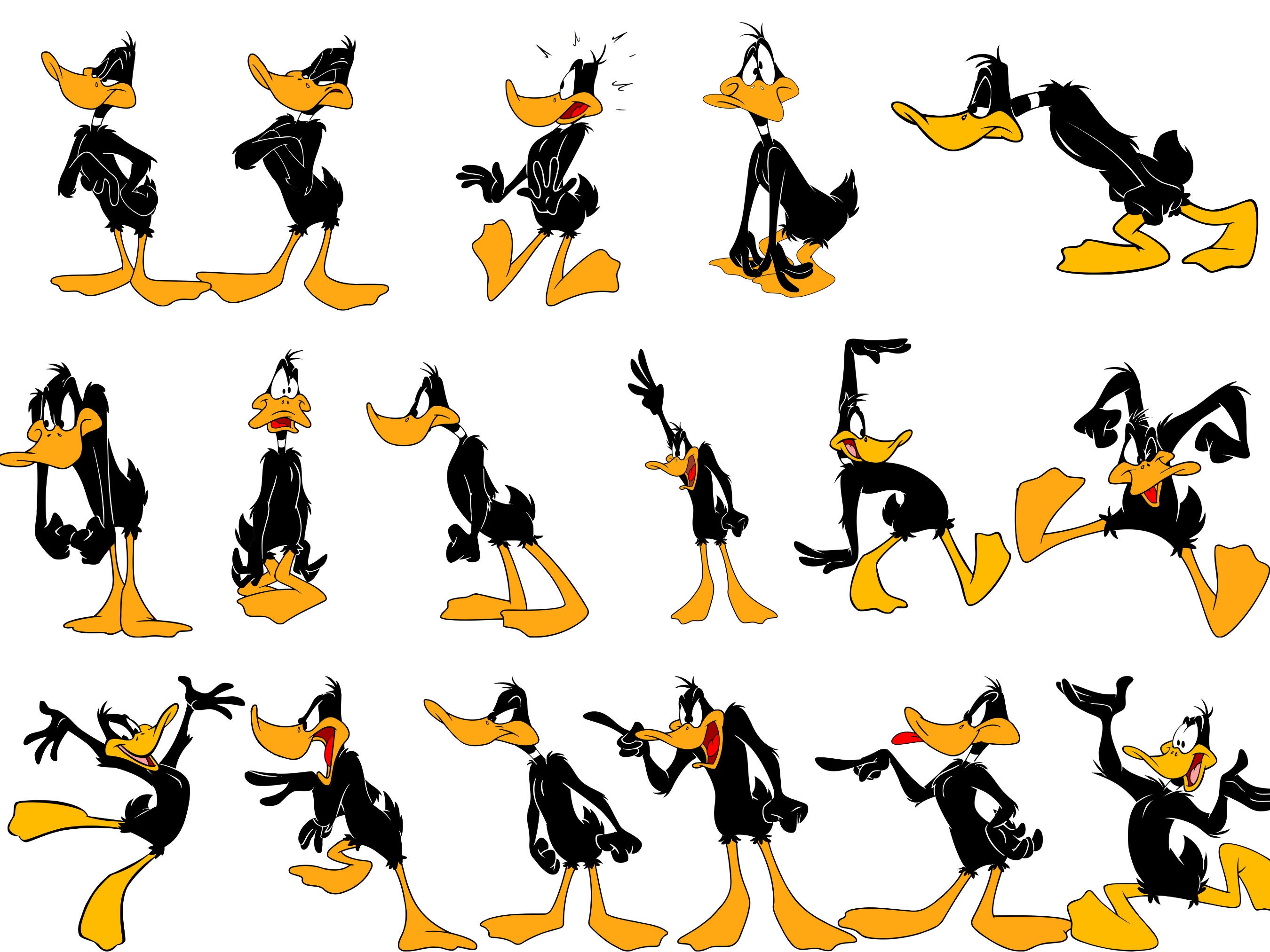 Daffy Duck Png Bundle, Dorlock Homes Png, Donald Duck Png Clipart ...