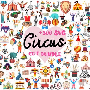 Circus clipart, circus printable , circus PNG and SVG, Carnival Clip Art, Animals, Jokers, Circus Tent Clipart, Circus set, Instant Download