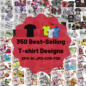 350 meistverkaufte T-Shirt-Designs, fügen Sie Ihrem Stil Innovation hinzu und geben Sie ein Statement ab