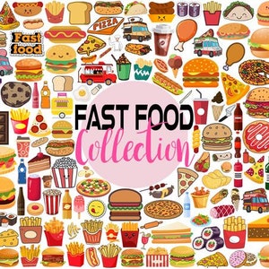 750 + Fast Food Svg, Food Doodle Clipart, Café da Manhã Svg, Food Svg Bundle, Doces Svg, Food Vector, Cute Food Svg, Food Clipart, Food Svg