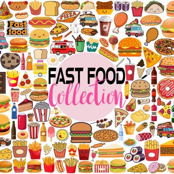 750 + Fast Food Svg, Food Doodle Clipart, Breakfast Svg, Food Svg Bundle, Sweets Svg, Food Vector, Cute Food Svg, Food Clipart, Food Svg