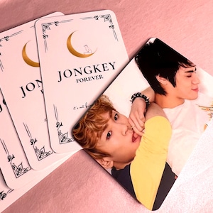 SHINee JongKey Jonghyun Key Photocard Set Premium Fan-Made 5 Photocards Kpop