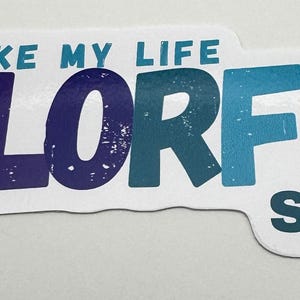 SHINee You Make My Life Colorful Vinyl Die-Cut Sticker Kpop