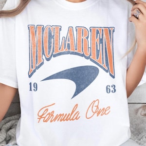 McLaren Retro Racing Shirt, Vintage F1 Comfort Colors Tee