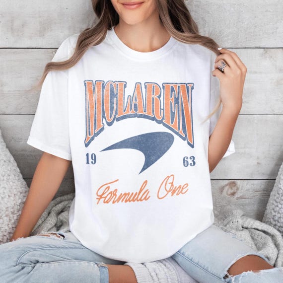 McLaren Retro Racing Shirt, Vintage F1 Comfort Colors Tee