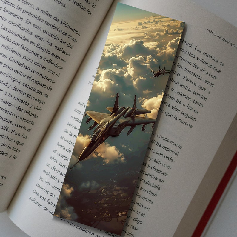 Printable Bookmark Aircraft Bookmark Bookmark for Men Bookmark for Boys ...