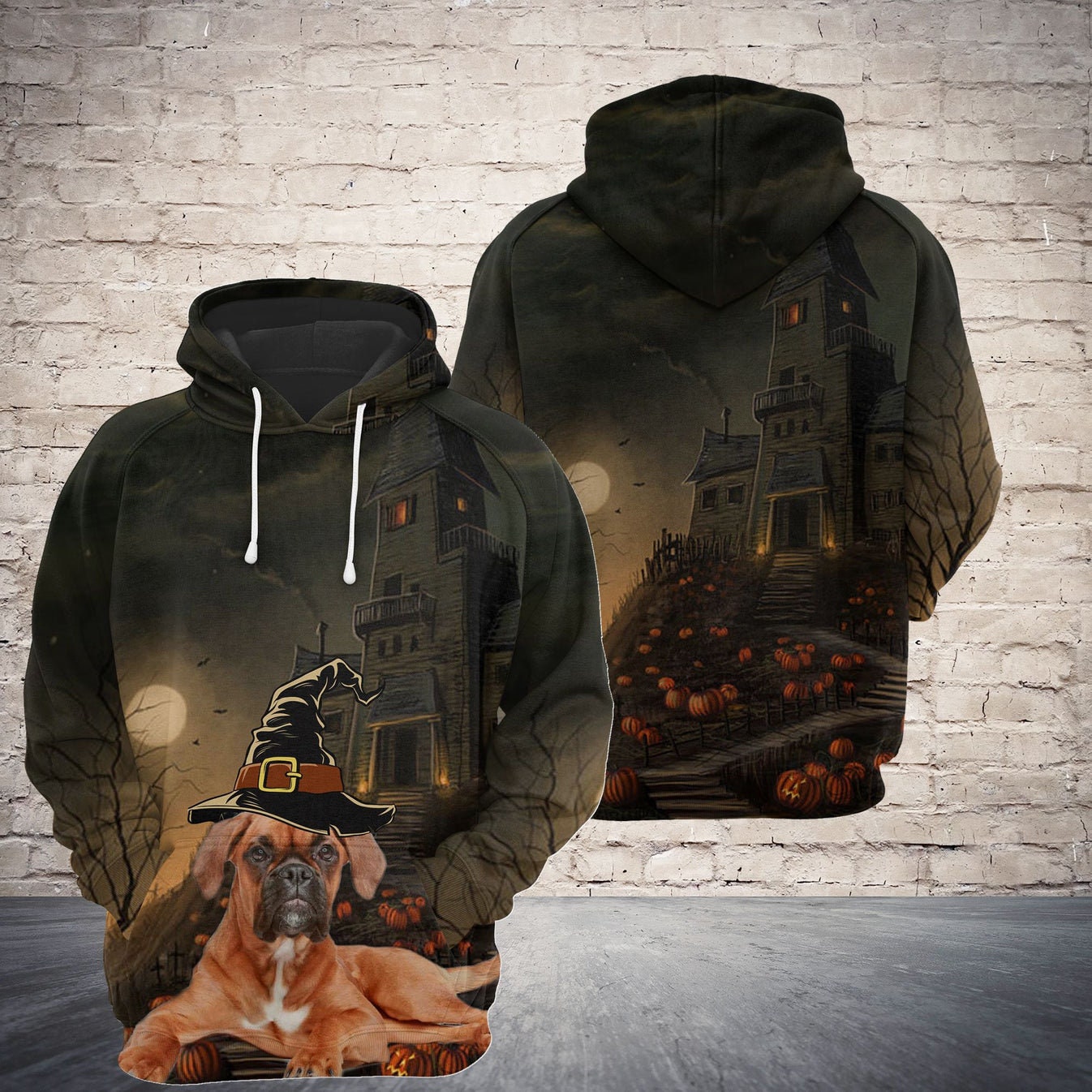 Discover Boxer Halloween Hoodie, Halloween 3D Hoodie