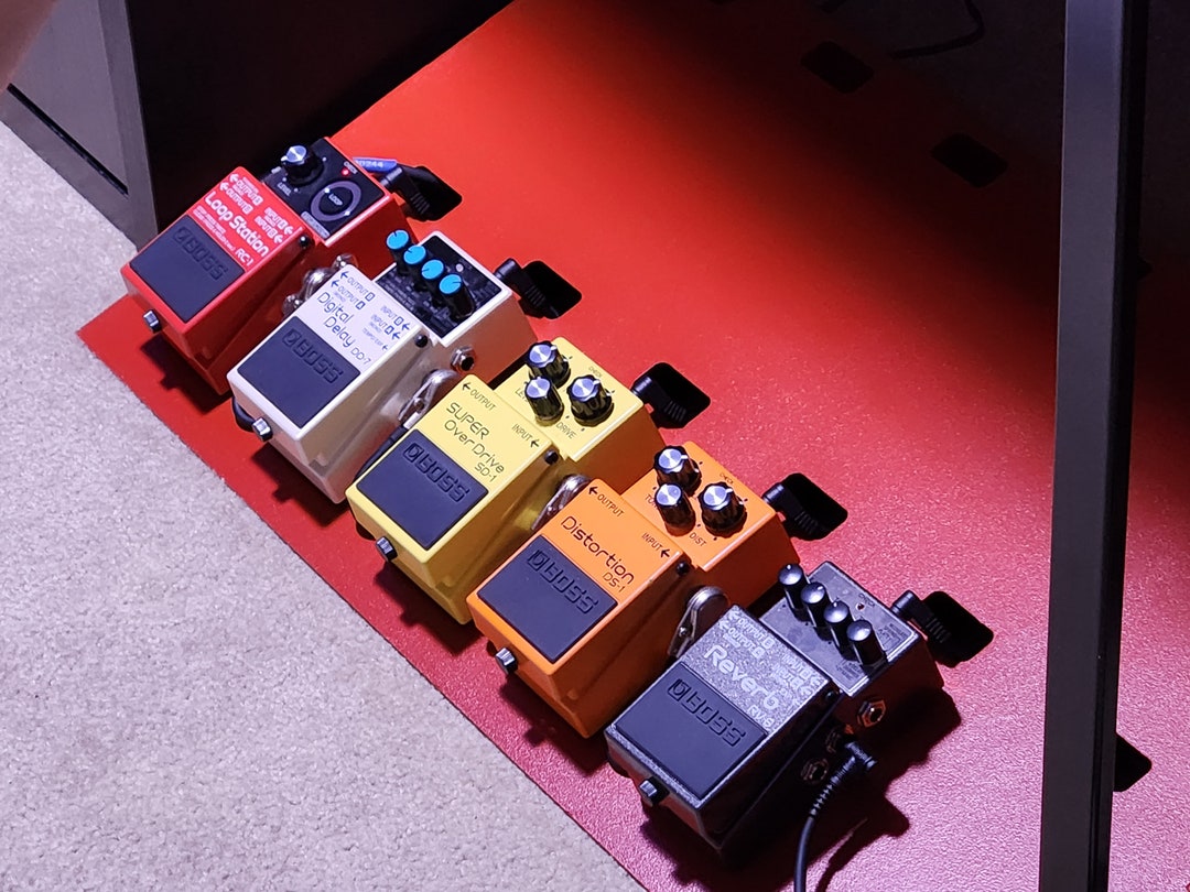 Guitar Pedal Board Laser Files Fits Approx. 6 Pedals 12 Pedal Version Shown Assemble, Glue