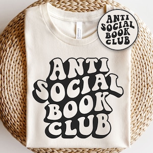 Anti social book club svg, Book lover svg, Good day to read svg, Bookworm svg, Read more books svg, Reading teacher svg, Librarian shirt svg