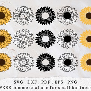 Sonnenblume svg, Sommerblume svg, Floral Linie Kunst svg, Botanische svg, Hippie Sonnenblume svg, Floral Linie Kunst, Wildblumen svg, Sonnenschein svg