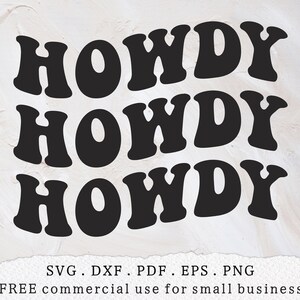 Howdy Text Howdy Svg, Western Svg, Howdy Shirt Svg, Cowgirl Svg, Texas Svg ...