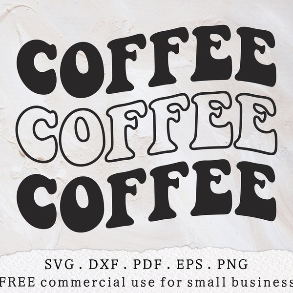 Coffee coffee coffee svg, Wavy coffee svg, Coffee cups svg, Coffee lover svg, Iced coffee png, Vintage vector coffee svg, Retro coffee svg